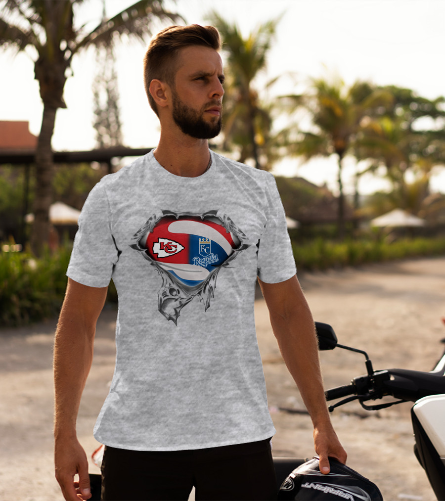Kansas City Chiefs And Royals Super Combo 3D T-Shirt