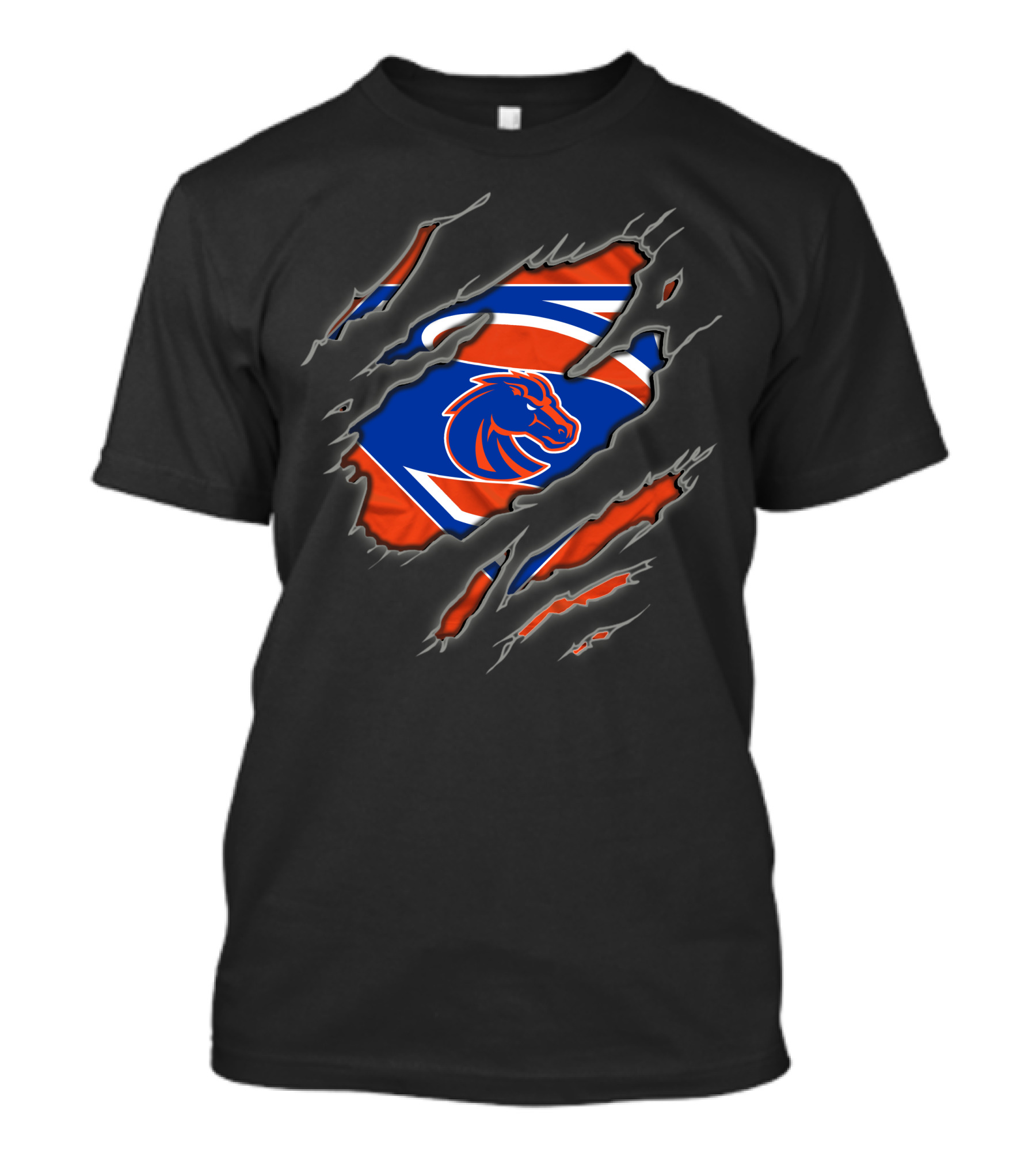 Boise State Broncos Logo Claw Marks T-Shirt