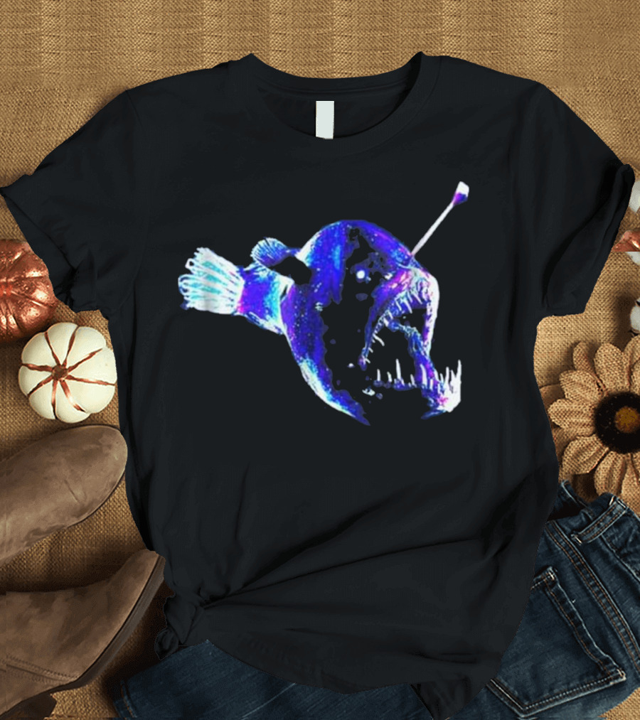Angler Fish Night Glow Deep Sea Creature T-Shirt