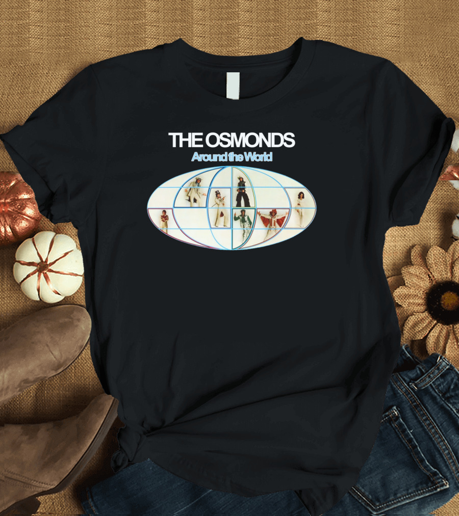 THE OSMONDS Around the World Live in Concert Tour T-Shirt