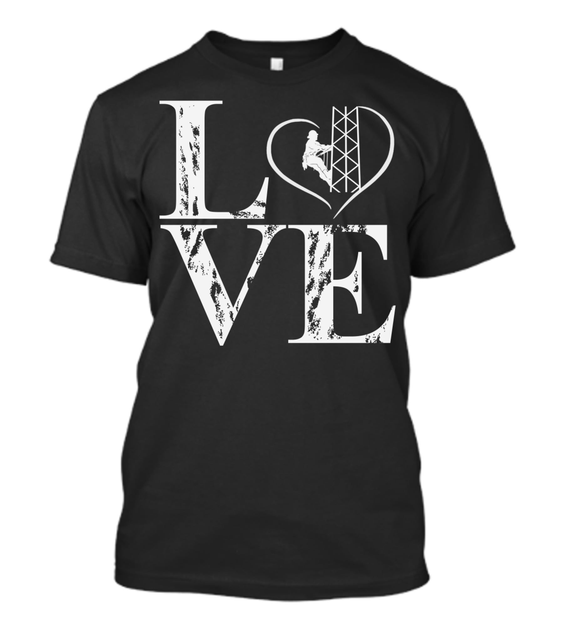 LOVE Heart Tower Climber T-Shirt