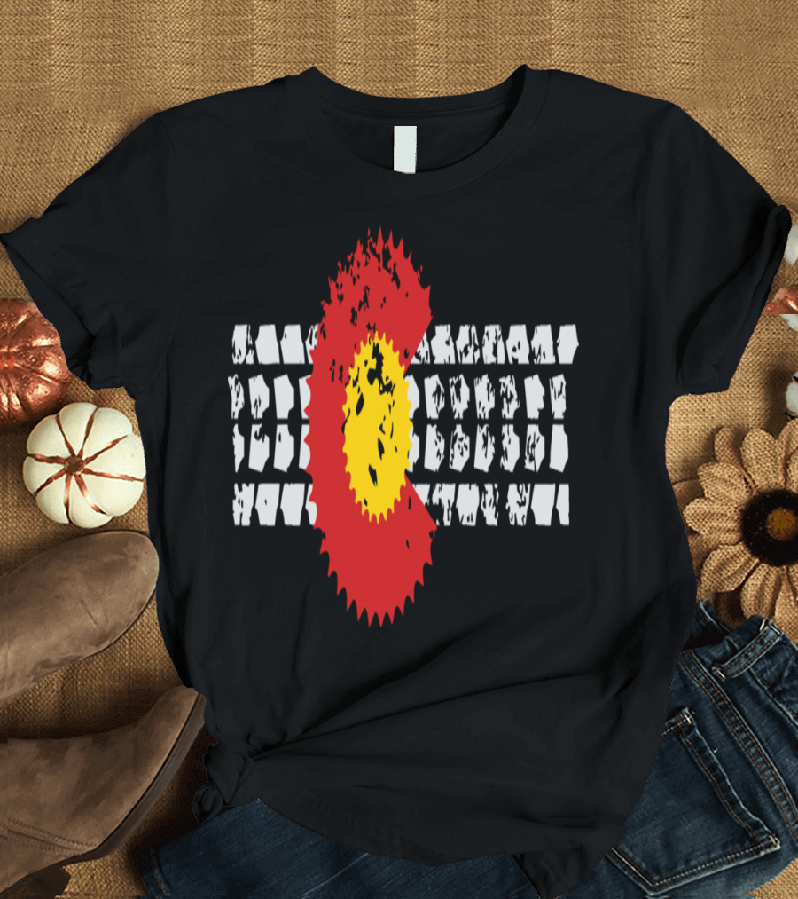 Colorado Bike Tire Tread Gear T-Shirt