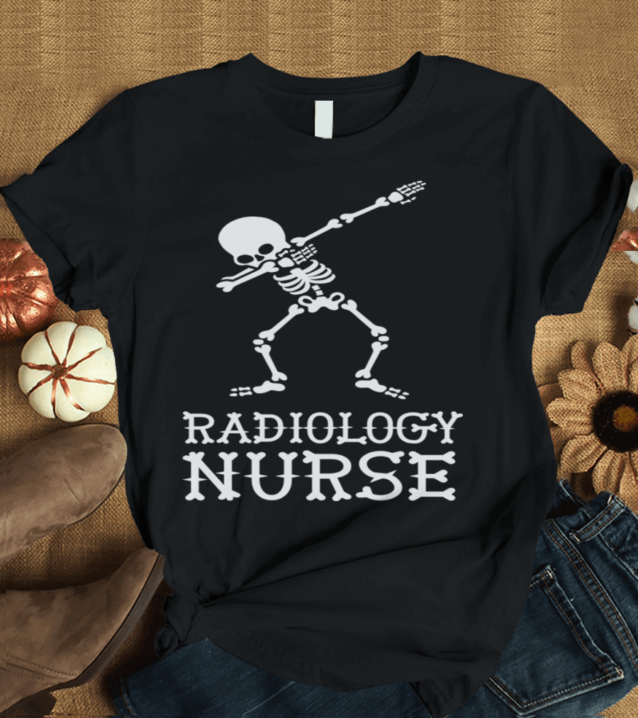 Dabbing Skeleton Radiology Nurse T-Shirt