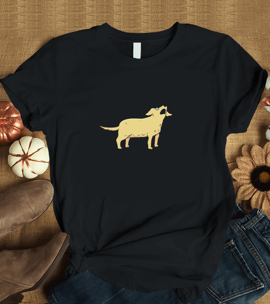Stay Calm Yellow Dog T-Shirt