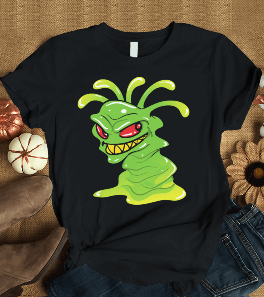 Halloween Monster Zombie Horror Alien Slime T-Shirt