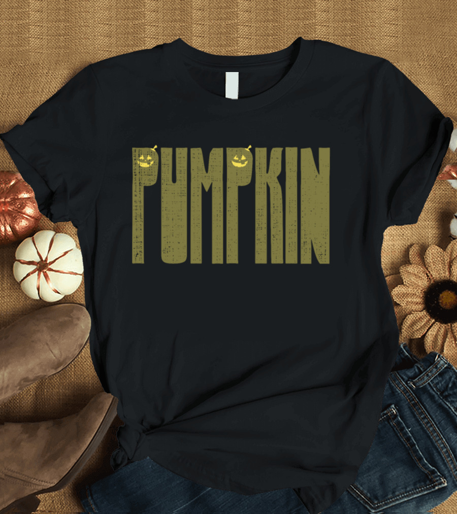 Pumpkin Halloween Jack-O'-Lantern Scary T-Shirt