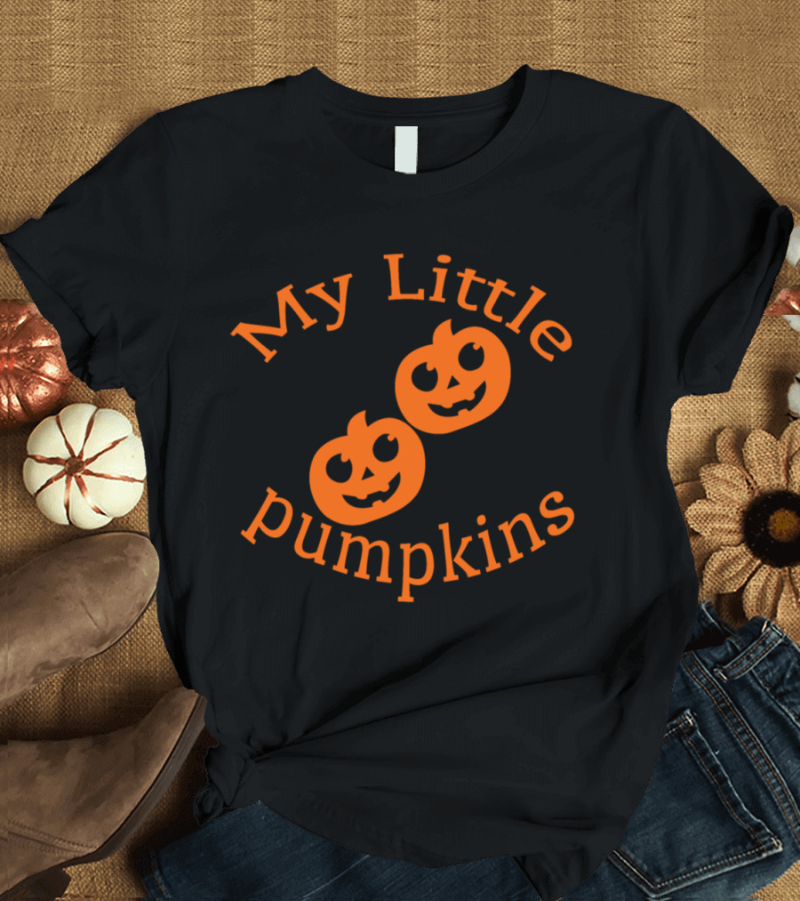 My Little Pumpkins Jack-O'-Lantern Pair T-Shirt