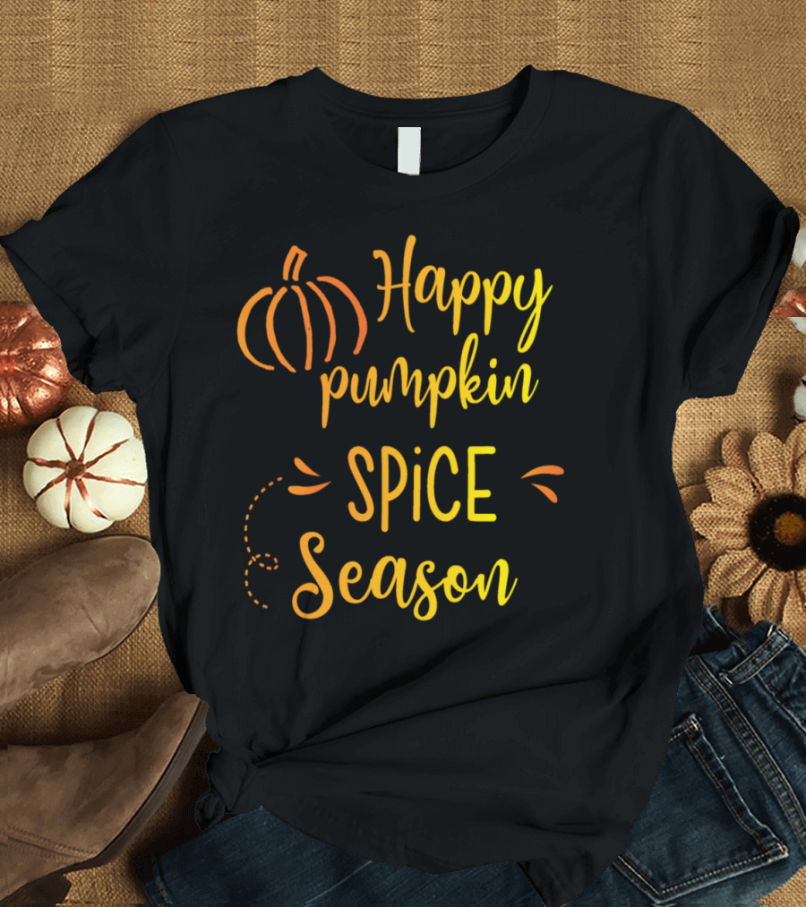Happy Pumpkin Spice Season Pumpkin T-Shirt