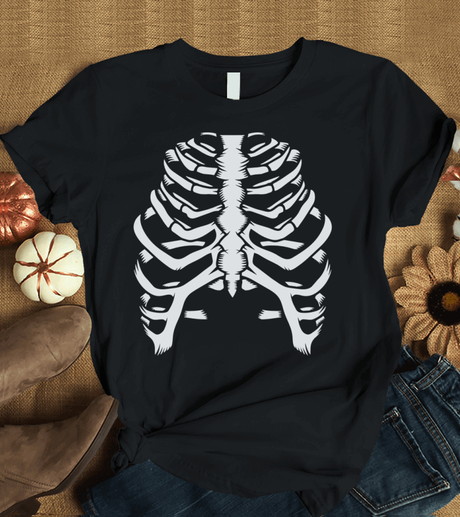 Skeleton Ribcage Human Thorax T-Shirt