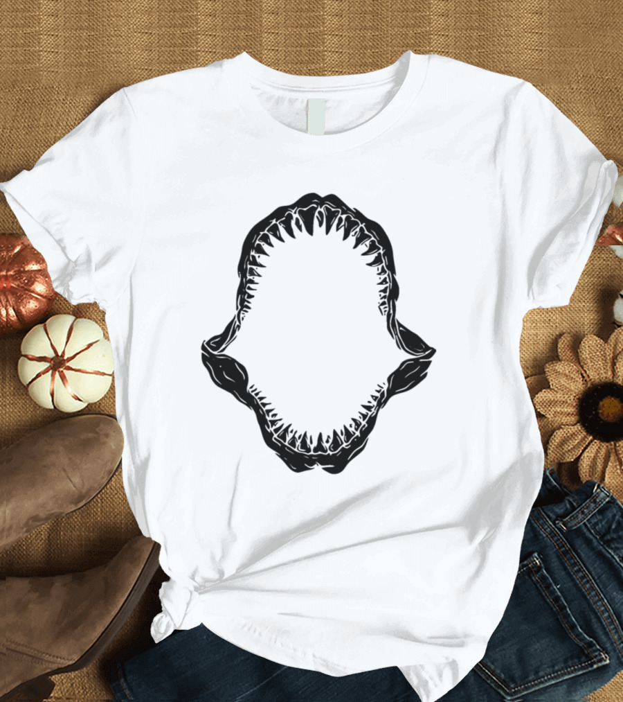 Awesome Shark Skeleton Jaws T-Shirt