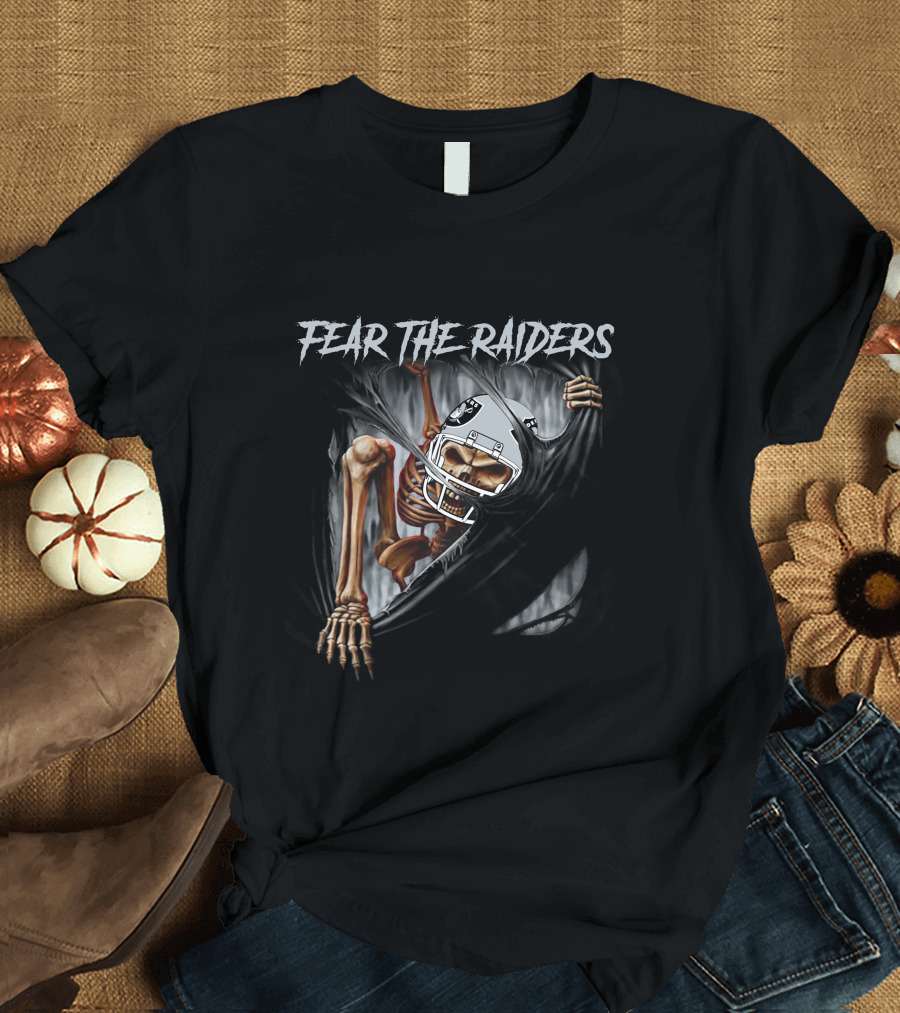 Fear The Raiders Las Vegas Raiders 515NFL L1MTH T-Shirt