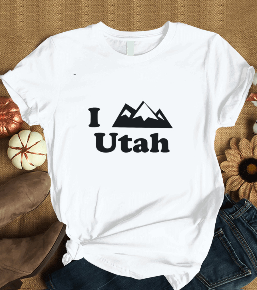 I Love Utah Mountain Scenic Adventure T-Shirt