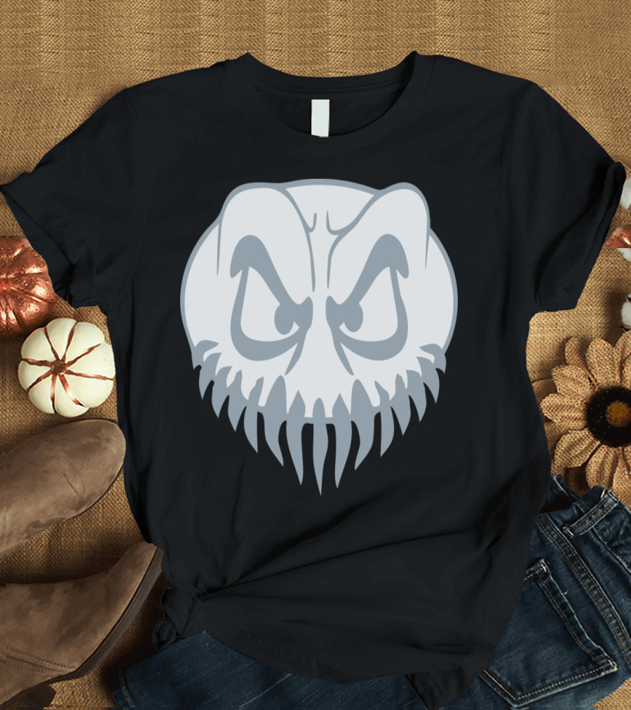 Skull Skeleton Dead Head Eyes Mouth Look Creepy Face T-Shirt
