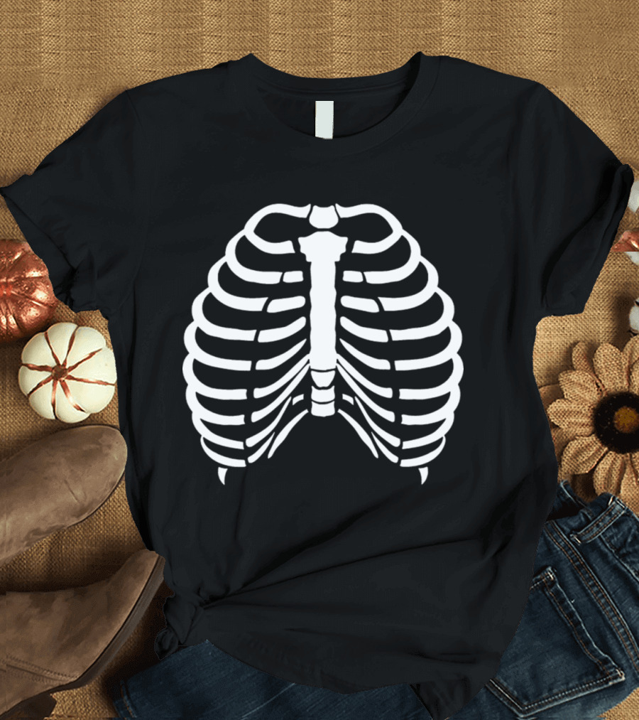 Funny Skeleton Rib Cage T-Shirt