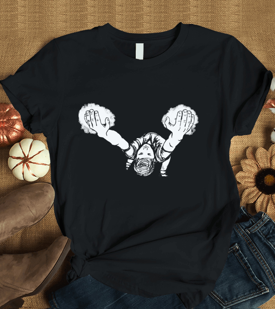 Jugsy Comic-Style Heroic Dive T-Shirt