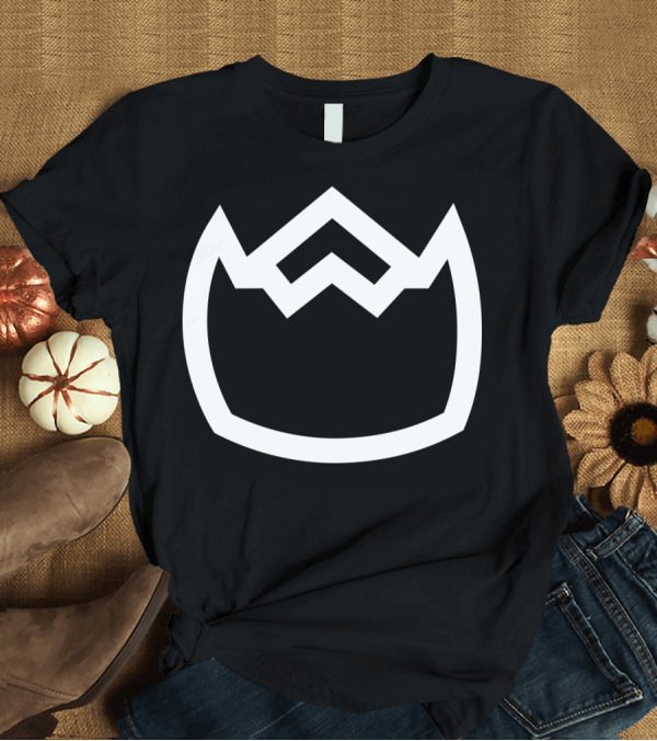 T-Shirt: Snowy Mountain Crown Minimalist Geometric T-Shirt Snowy Mountain Crown Minimalist Geometric T-Shirt
