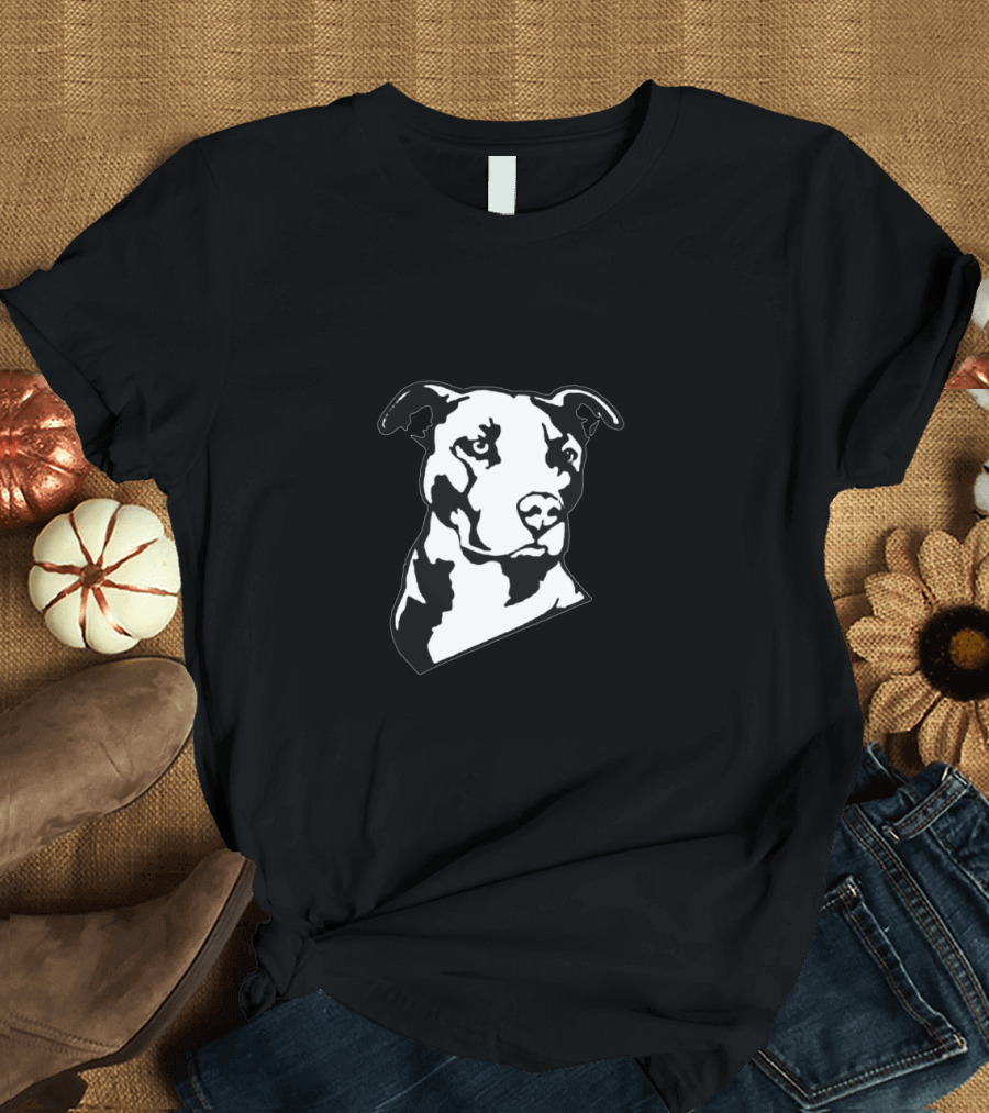 BSL Is the Pits Black and White Pit Bull Advocacy T-Shirt