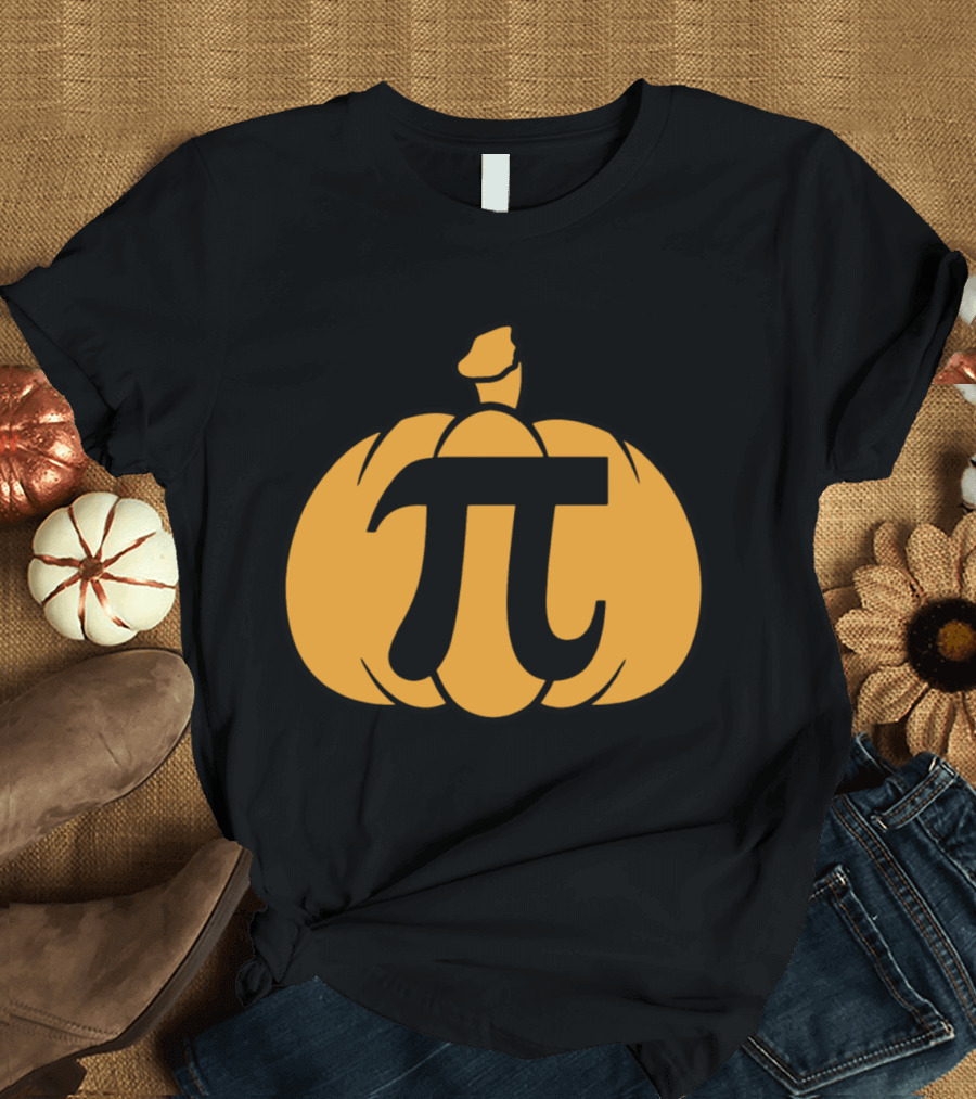 Threadrock Pumpkin Pi Geek Math Halloween T-Shirt