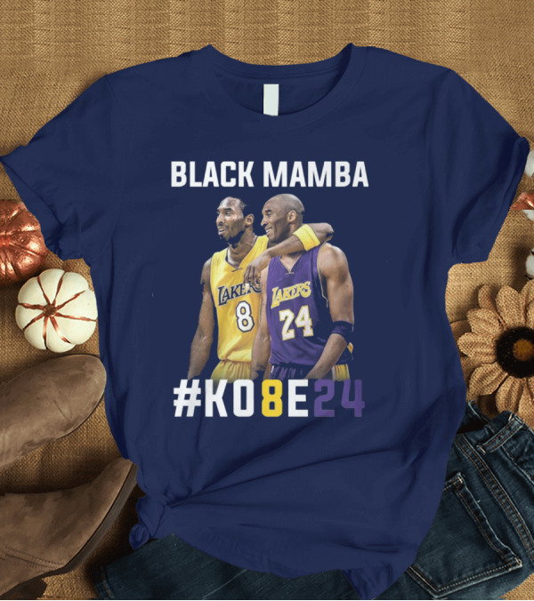 T-Shirt: BLACK MAMBA KO8E24 LAKERS 8 24 T-Shirt BLACK MAMBA KO8E24 LAKERS 8 24 T-Shirt