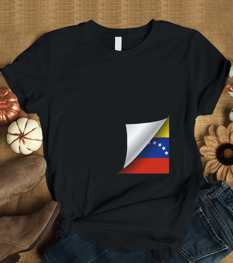 Venezuelan Flag Under Cover T-Shirt