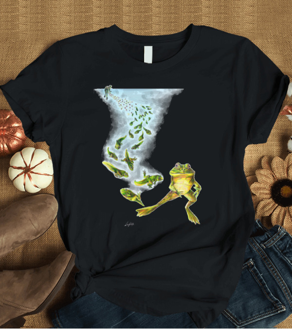 T-Shirt: Frog Life Cycle From Tadpole Transformation to Adult Amphibian Journey T-Shirt Frog Life Cycle From Tadpole Transformation to Adult Amphibian Journey T-Shirt