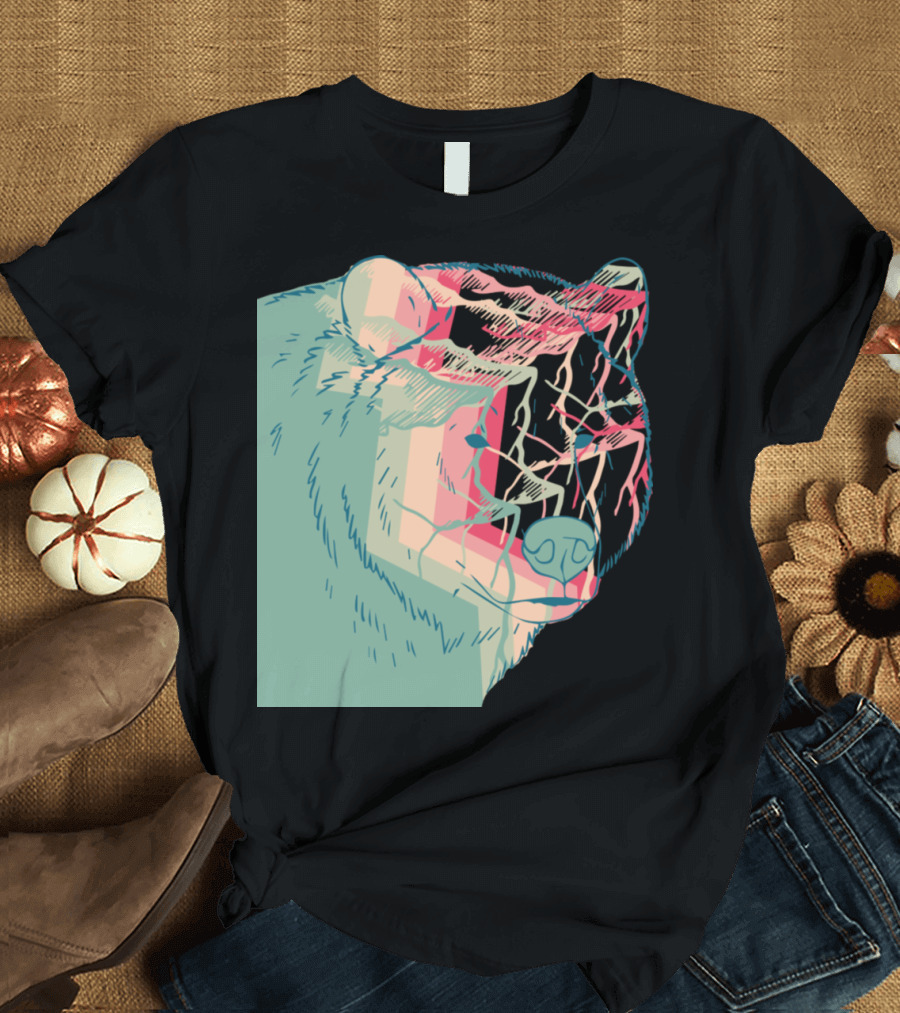Bear Bears Nature Wilderness Mountain Mountains Hi T-Shirt