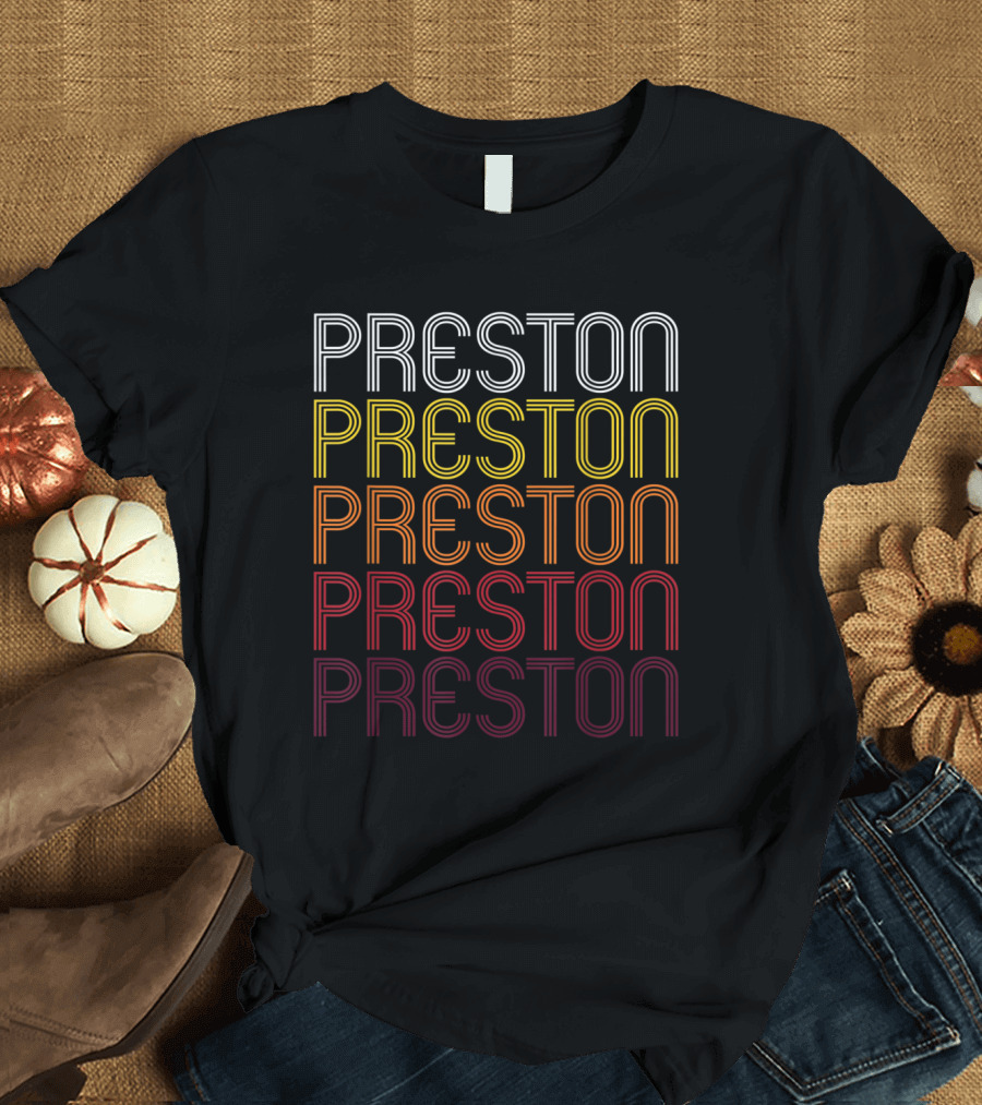 Preston Multicolor Wordmark T-Shirt