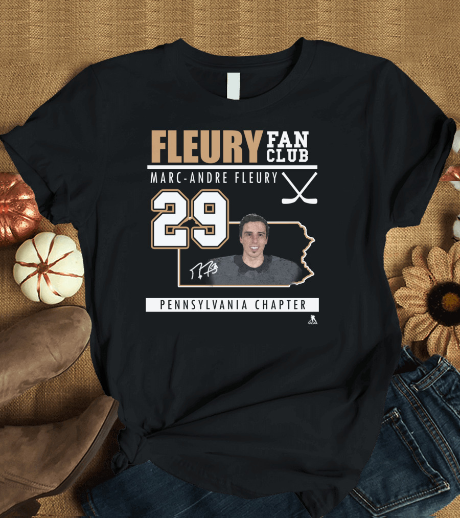 Fleury Fan Club Marc-Andre Fleury 29 Pennsylvania Chapter T-Shirt