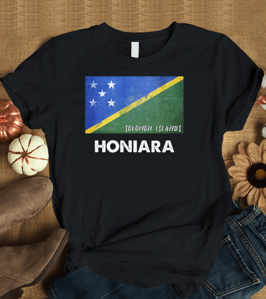 Honiara Solomon Islands Flag T-Shirt