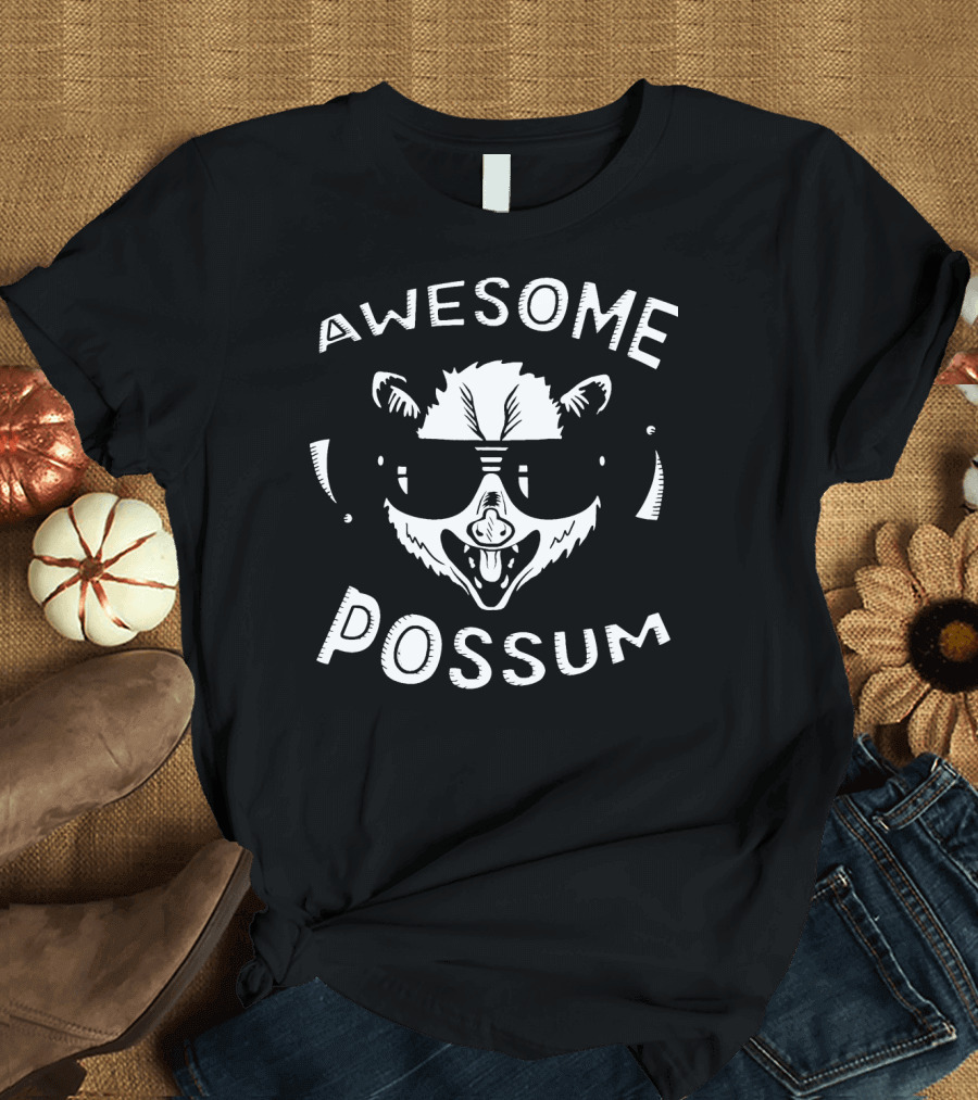 Awesome Possum Funny Cool Possum Humor T-Shirt