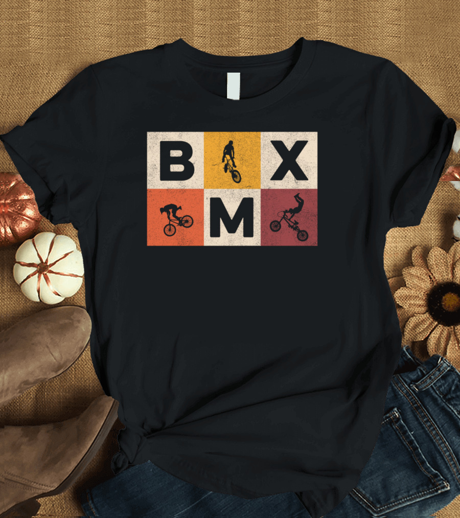 BMX Bicycle Tricks Freestyle Motocross T-Shirt