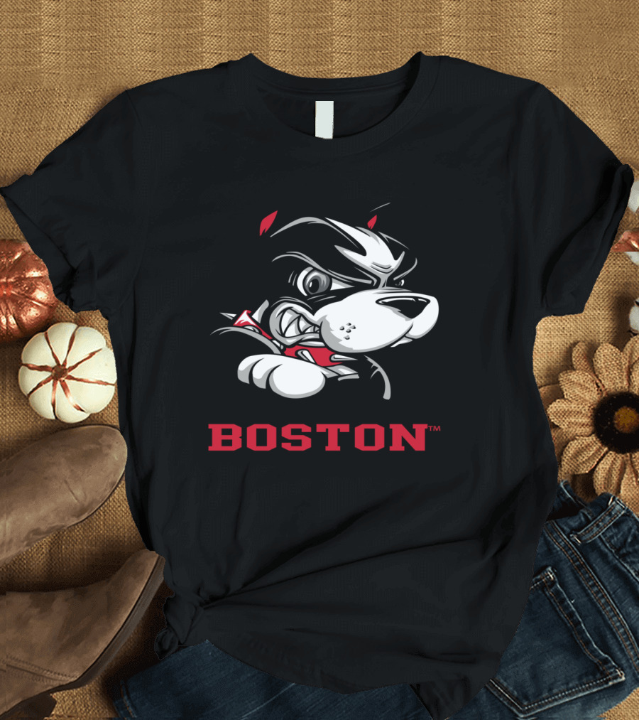 Boston University Terriers Women's NCAA BU Mascot T-Shirt