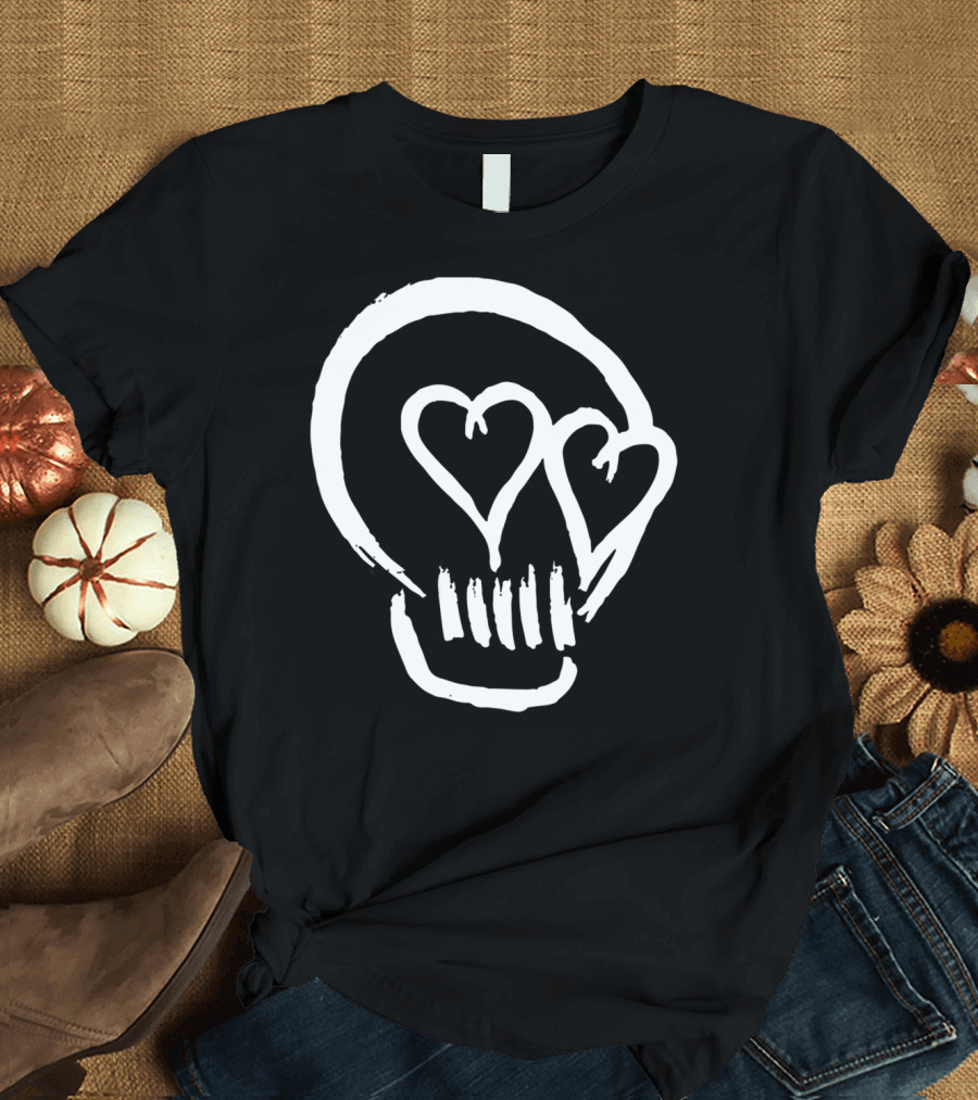 5Sos Ash Xx Merch Heart Skull T-Shirt