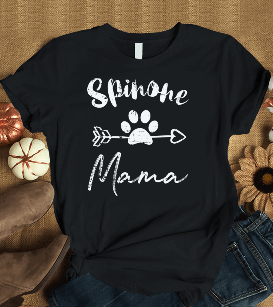 Spinone Mama Paw Print Arrow T-Shirt