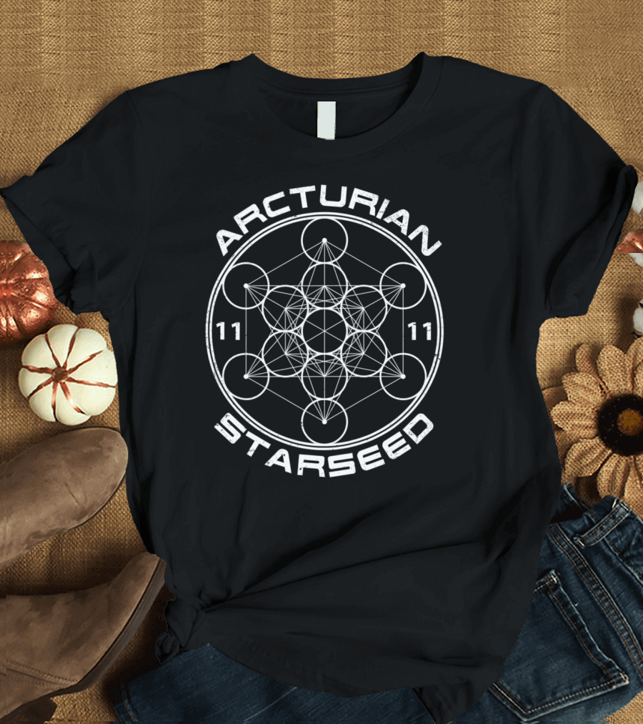 Arcturian Starseed 11:11 Sacred Geometry T-Shirt