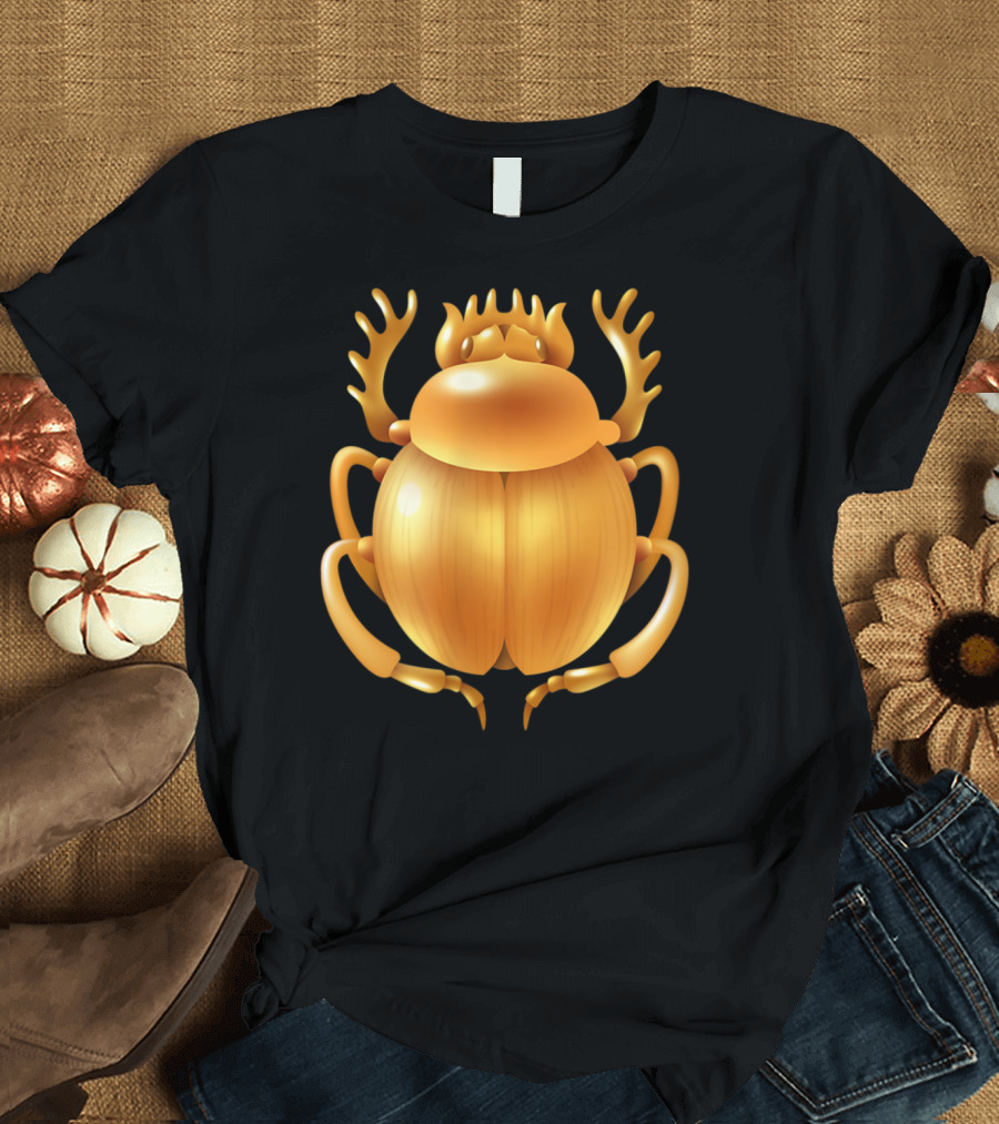 The Egyptian Scarab Golden Beetle T-Shirt