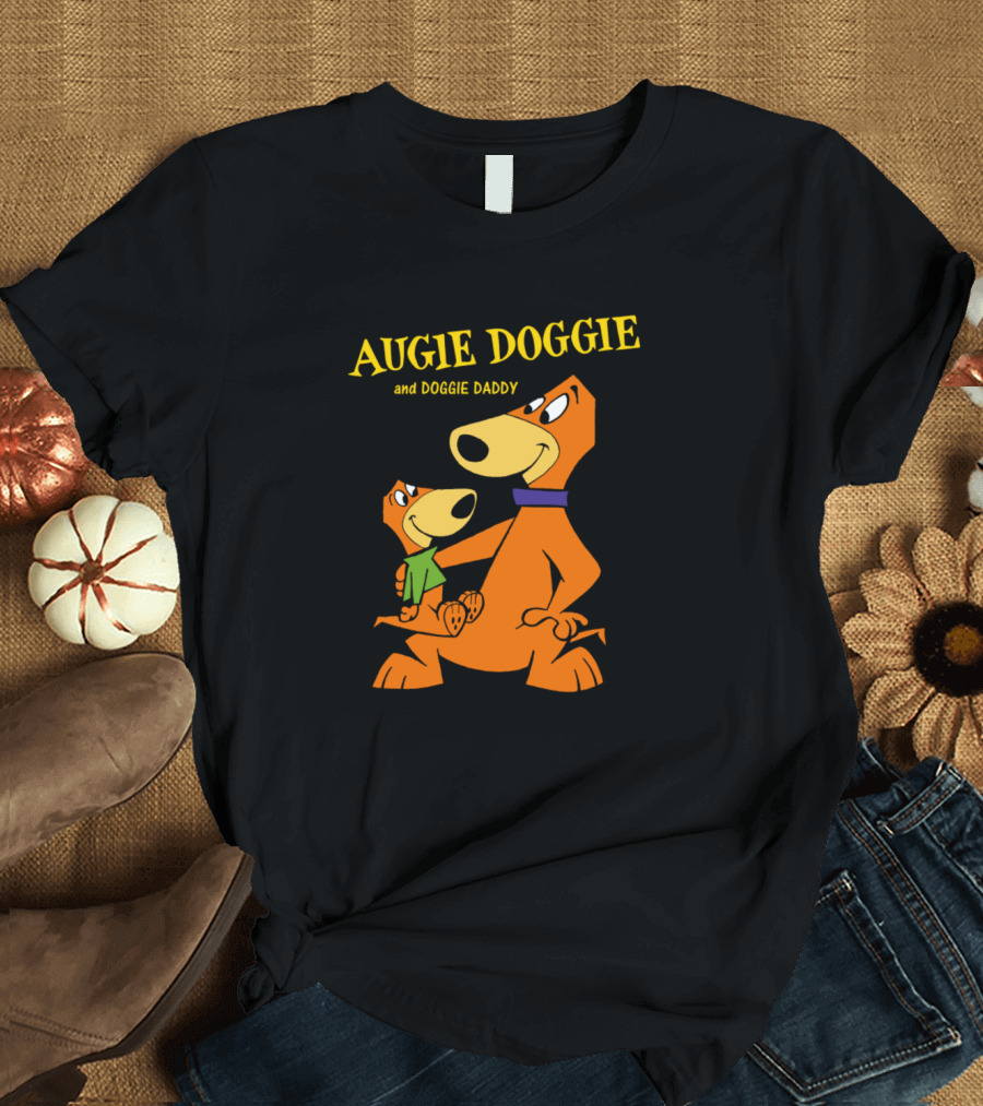 Augie Doggie and Doggie Daddy Classic Cartoon Characters T-Shirt