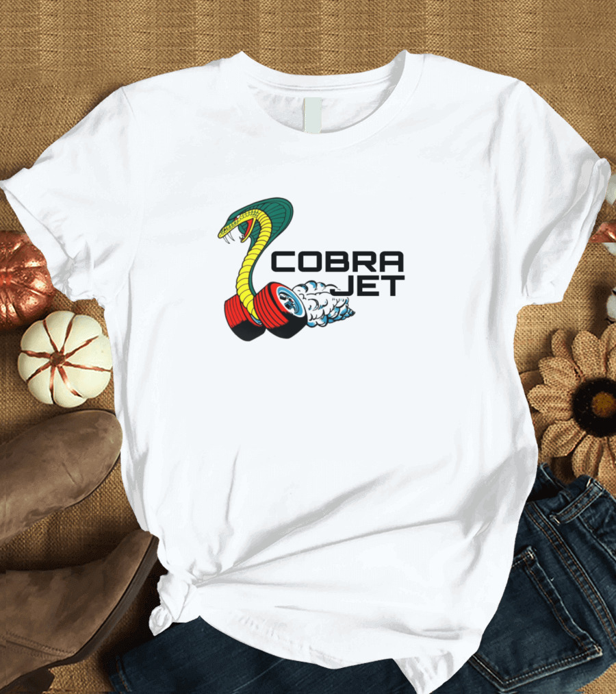 Cobra Jet Snake and Big Block Engine T-Shirt