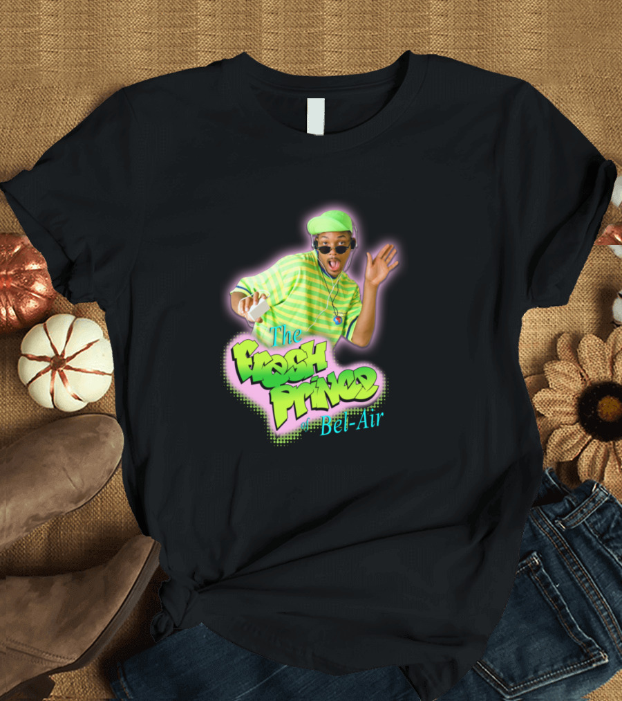The Fresh Prince of Bel-Air 90s Style Retro Green Outfit Edition T-Shirt