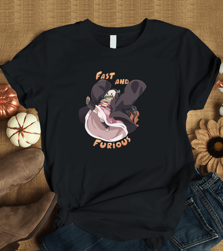 Fast and Furious Smoll Nezuko Is Here T-Shirt