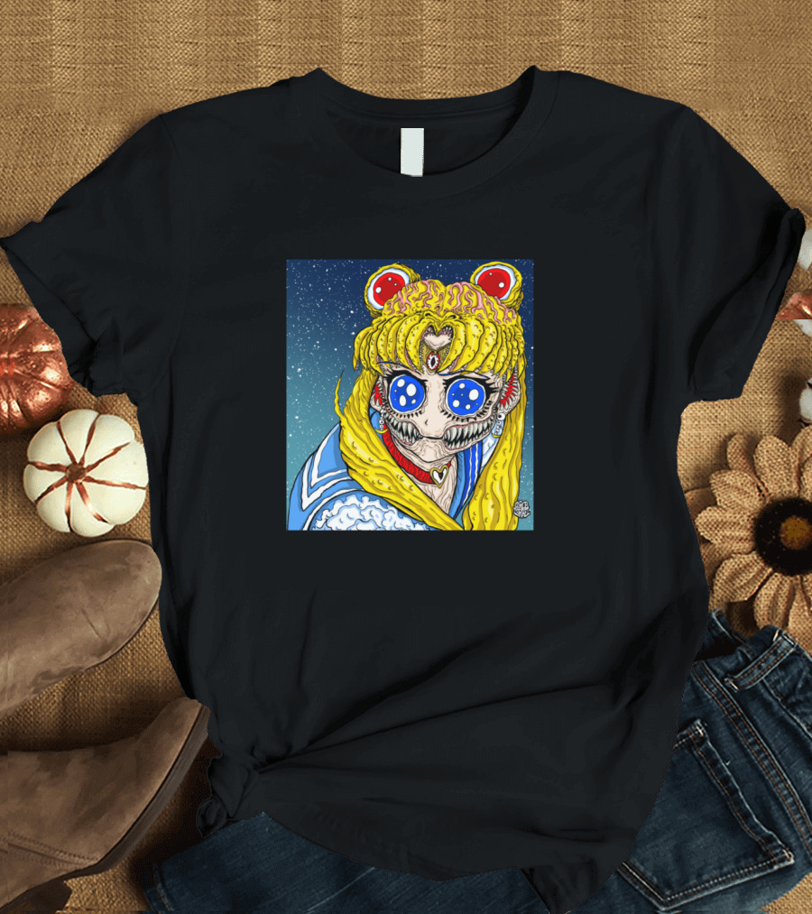 Sailor Monster Sailor Moon Horror Mashup T-Shirt
