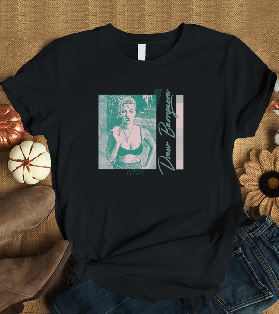 Drew Barrymore Retro 90s Aesthetic T-Shirt