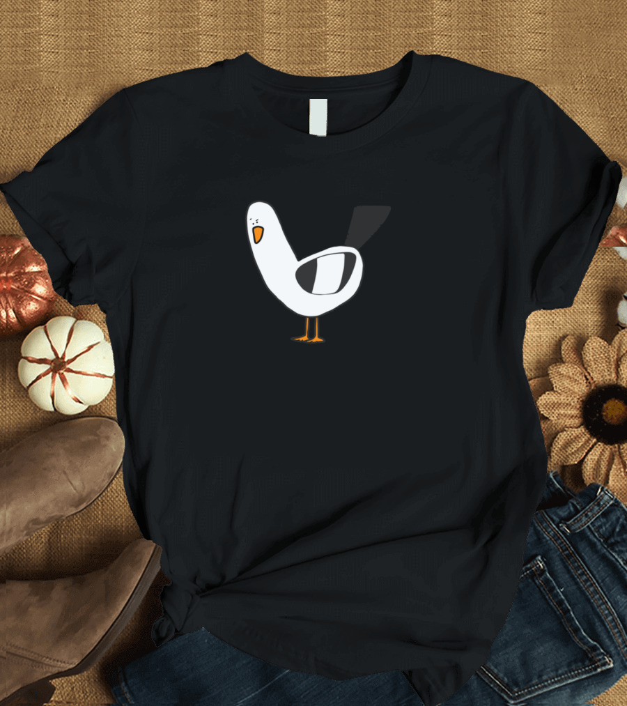 Grumpy Seagull Yeah I'm Gonna Need That Sandwich T-Shirt