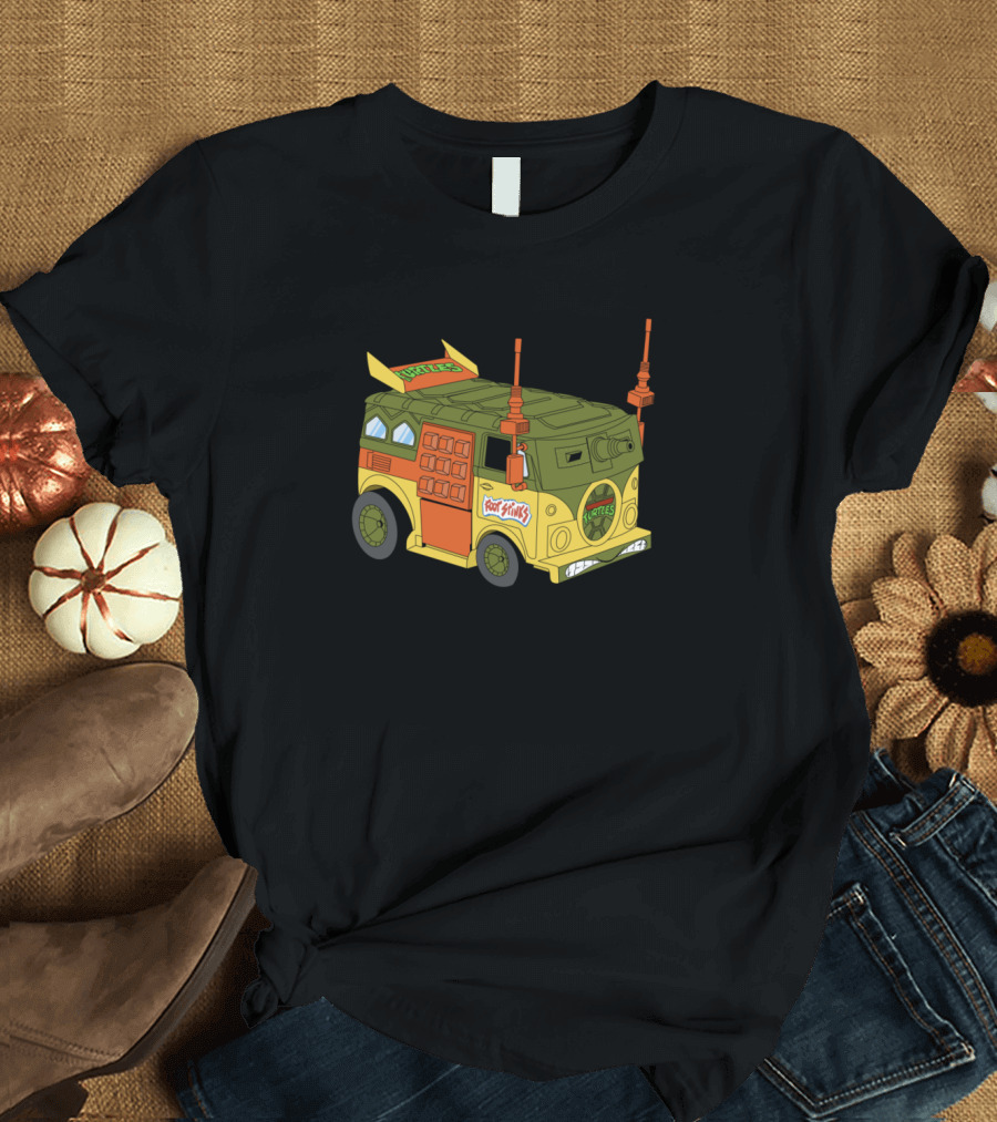 Teenage Mutant Ninja Turtles Party Wagon Van with Turtle T-Shirt