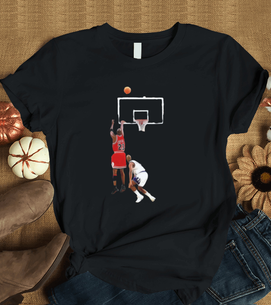 Michael Jordan Final Shot Bulls vs Jazz NBA 1998 Championship T-Shirt