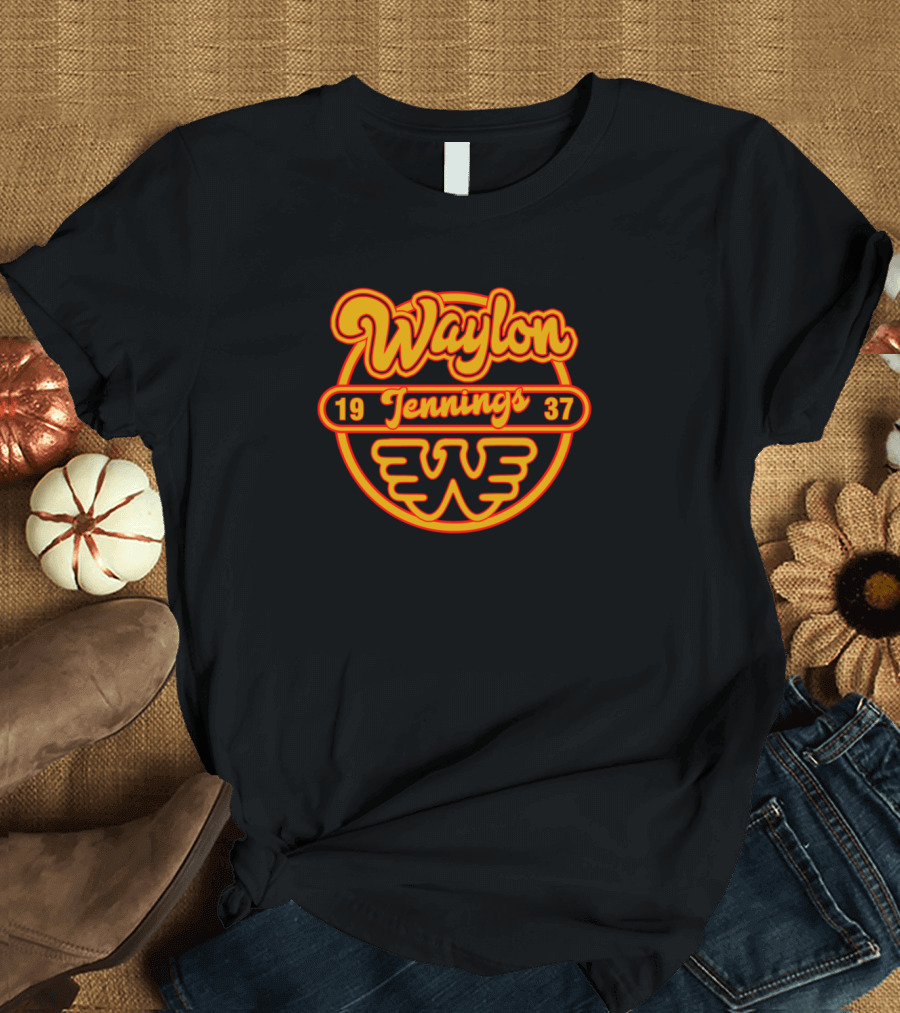 Waylon Jennings 1937 Winged T-Shirt