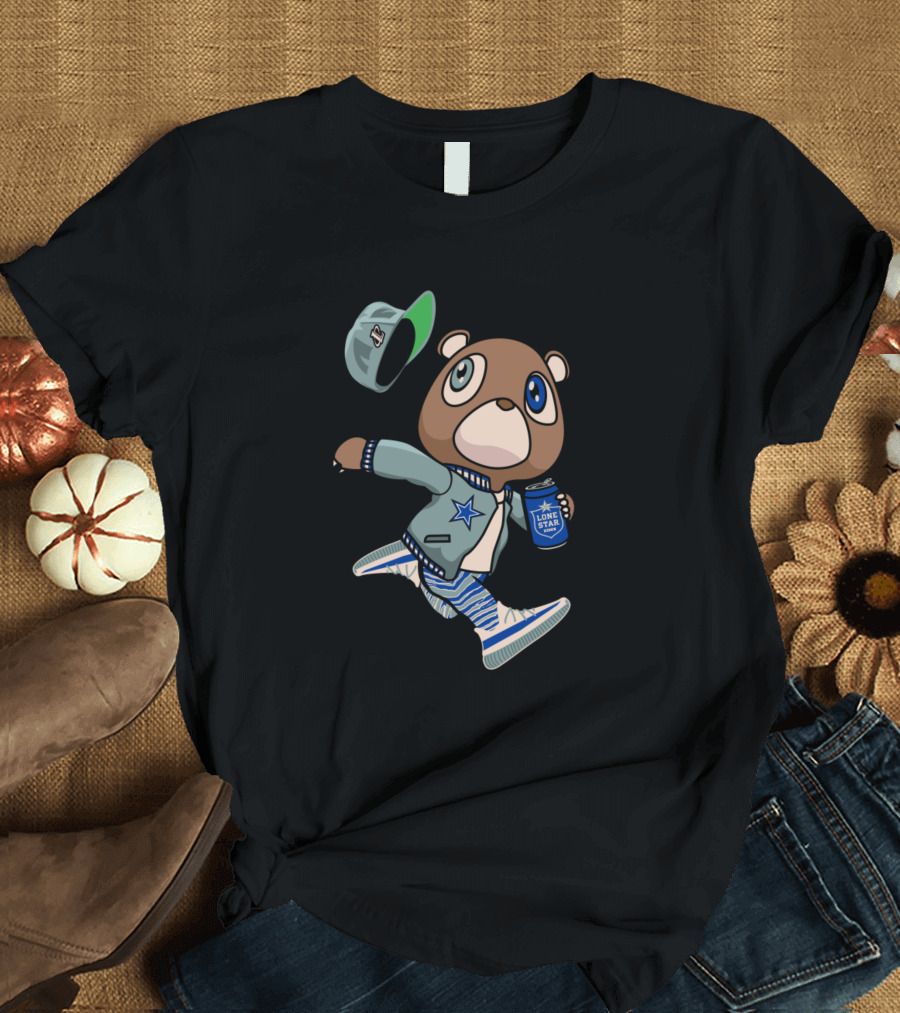 Cowboys Szn Lone Star Bear with Cap and Jacket T-Shirt