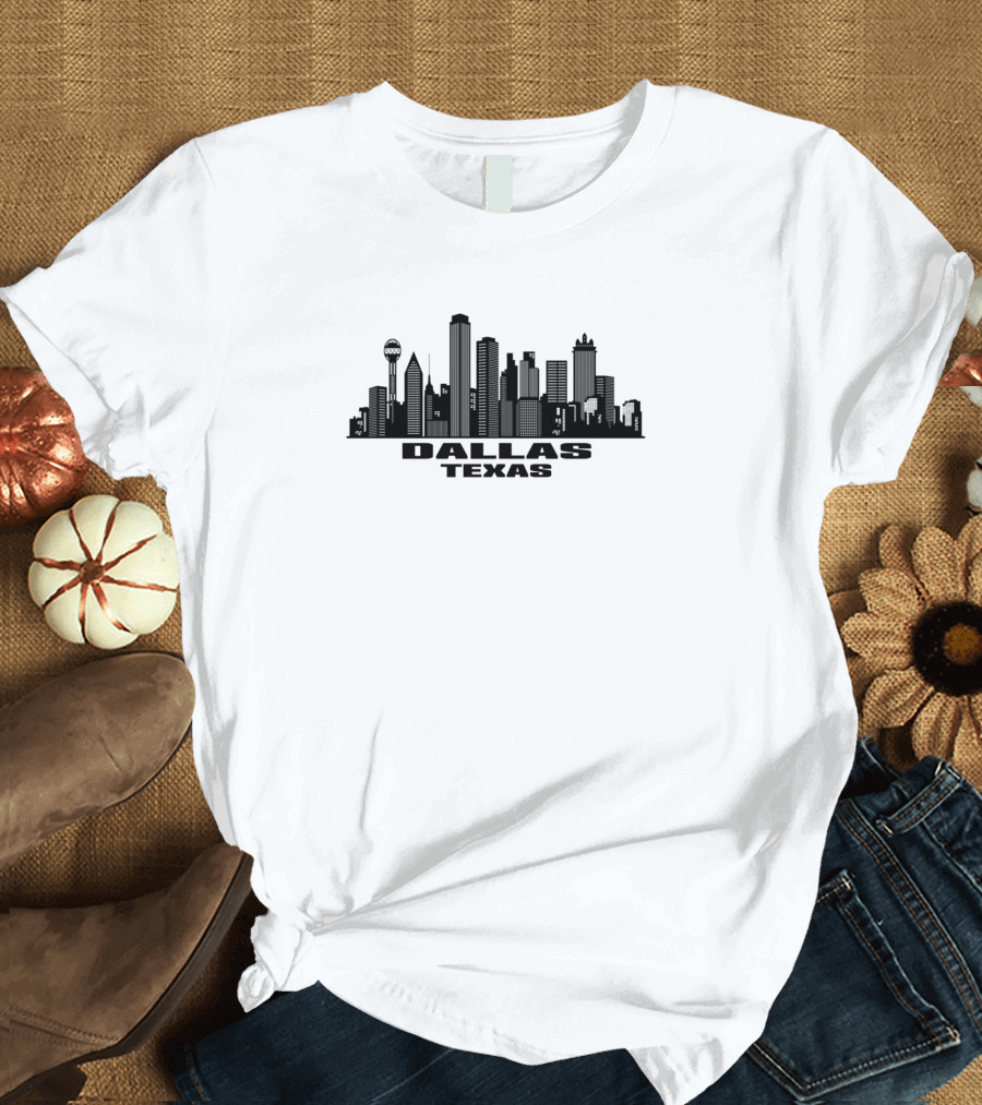 Dallas Texas Skyline Cityscape T-Shirt