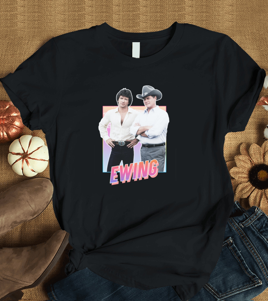 Ewing Brothers Dallas Iconic Characters T-Shirt