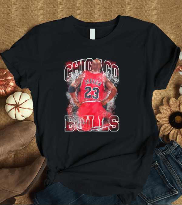T-Shirt: Chicago Bulls Michael Jordan 23 Retro Jersey T-Shirt Chicago Bulls Michael Jordan 23 Retro Jersey T-Shirt